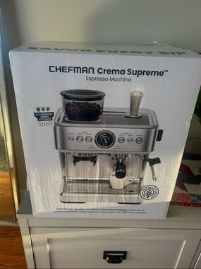 Chefman Crema Supreme Espresso Machine - Silver